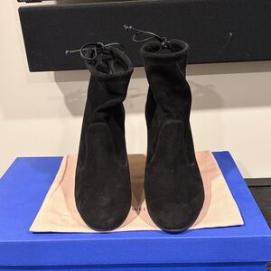 Stuart Weitzman Black Ankle Boots
